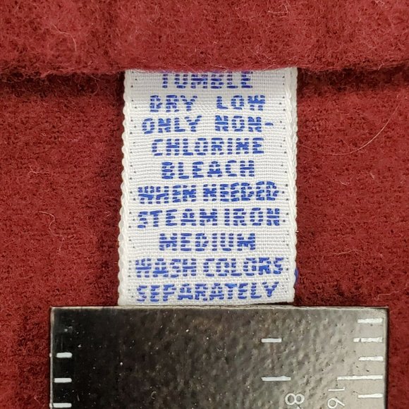 Ralph Lauren Button-Down Maroon Shirt Adult Large Green Pony Casual Mens - Picture 5 of 12